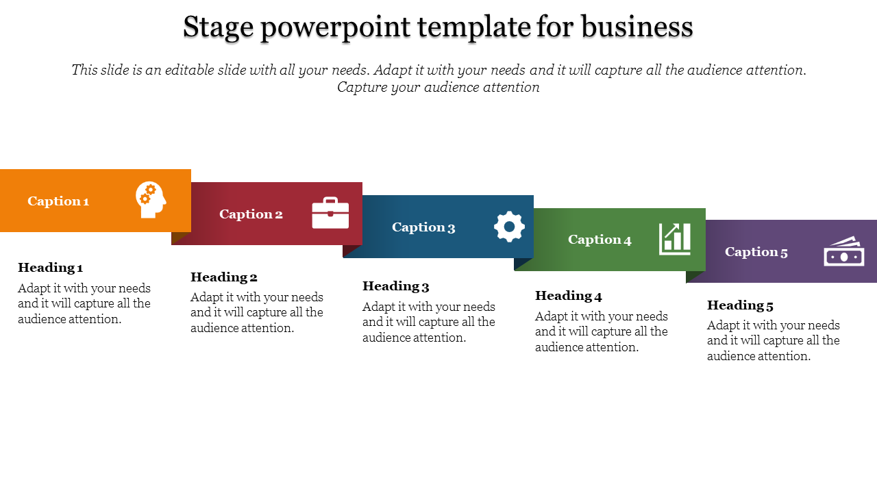 Free - Elegant Stage PowerPoint Template and Google Slide Themes